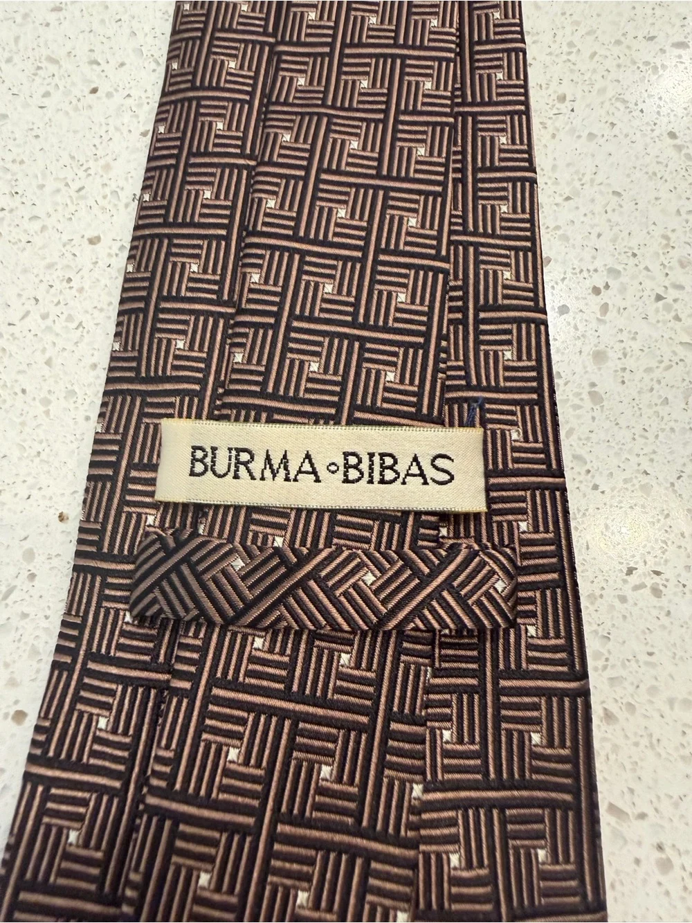 Burma Bubas Silk Necktie